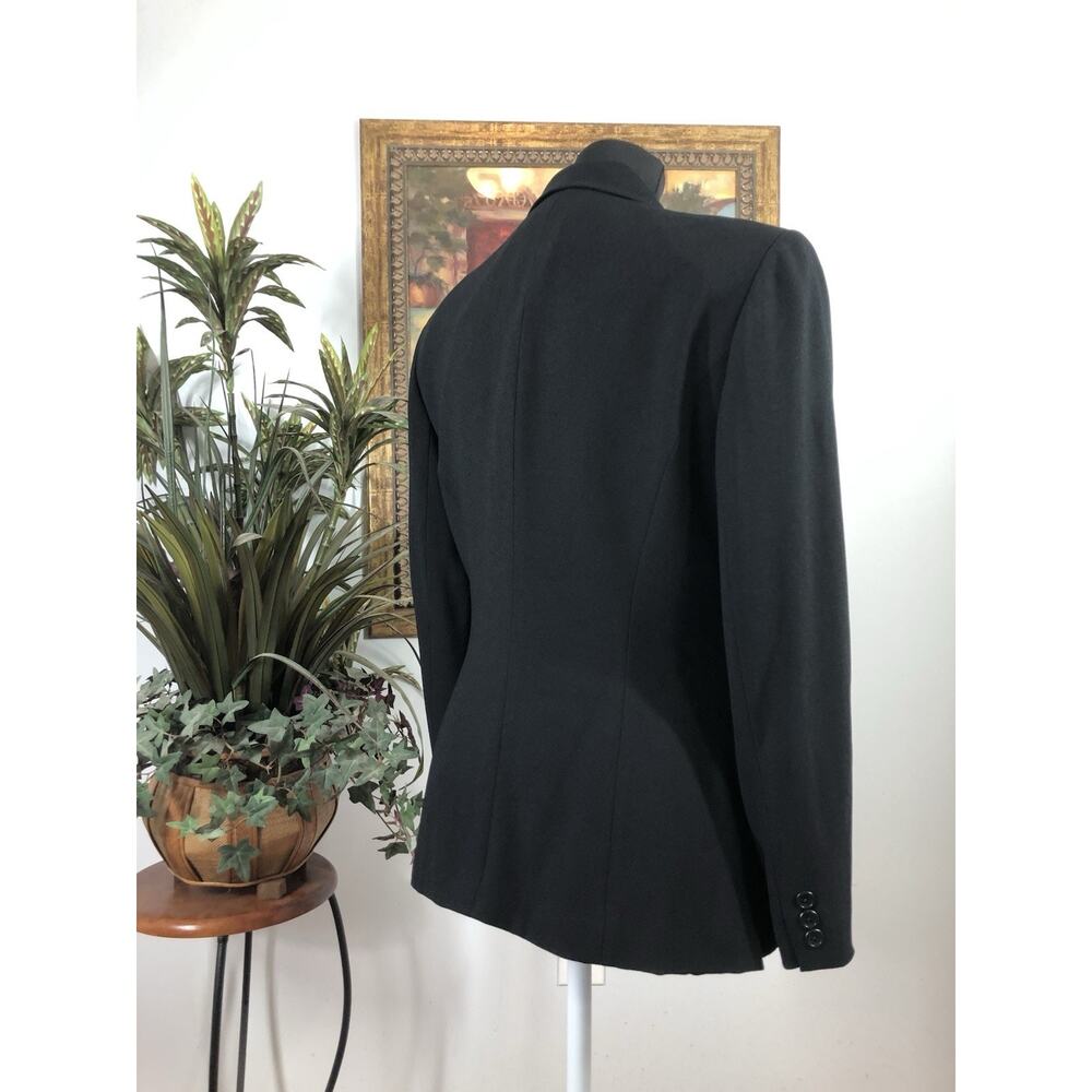 Preview Collection Women Jacket 8 Black 3 Buttons Whimsigoth Preppy Office Siren - Picture 2 of 11